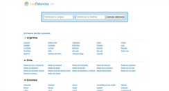 Desktop Screenshot of lasdistancias.net