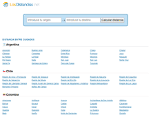 Tablet Screenshot of lasdistancias.net